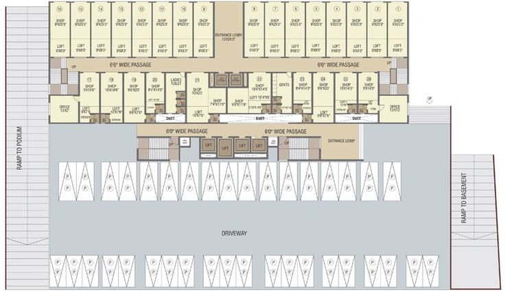 Master Plan of Amber One in Dombivli, Thane - Image 210515