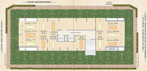 Master Plan of Hirani Shree Siddhi Tower in Kurla East, Mumbai - Image 210522