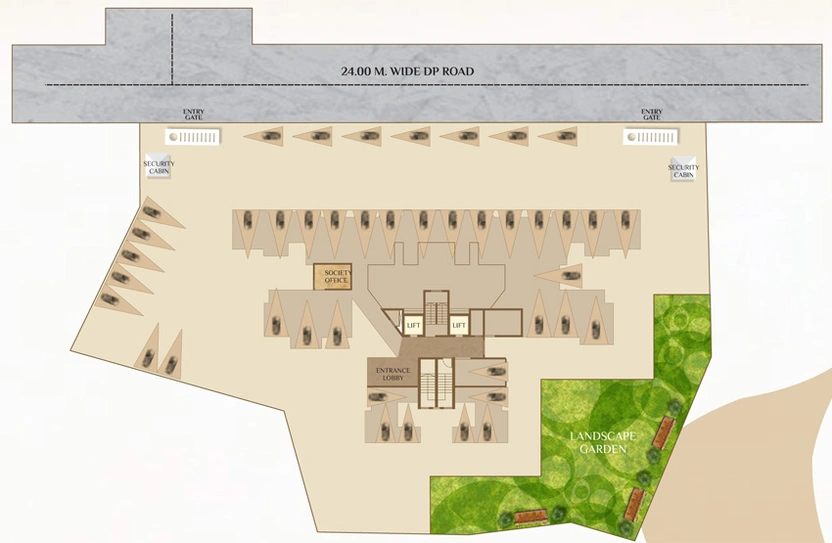 Master Plan of Amber Vista in Thakurli East, Thane - Image 210544