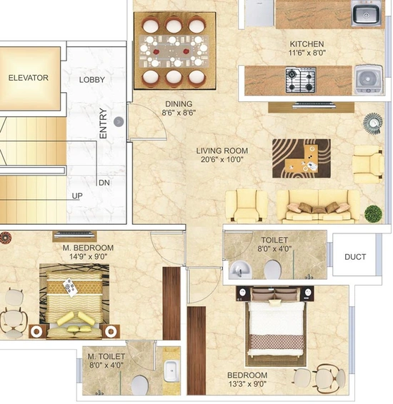 1 BHK Flat in MICL Aaradhya Nalanda in Ghatkopar East, Mumbai - Image 829176