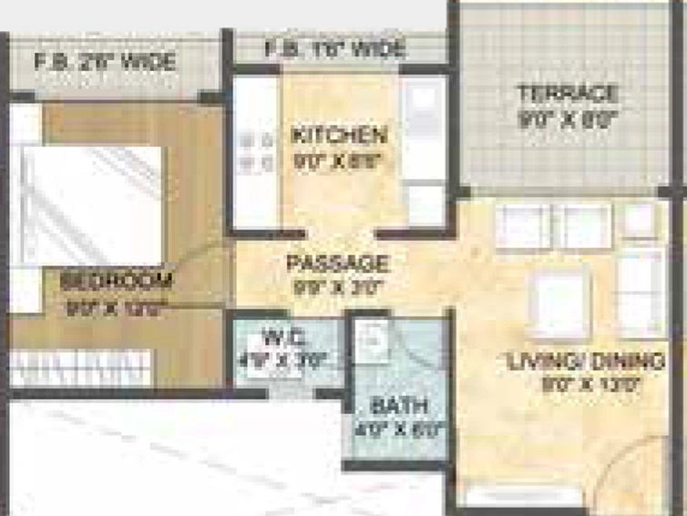 1 BHK Flat in Arihant Anmol in Badlapur East, Thane - Image 829186