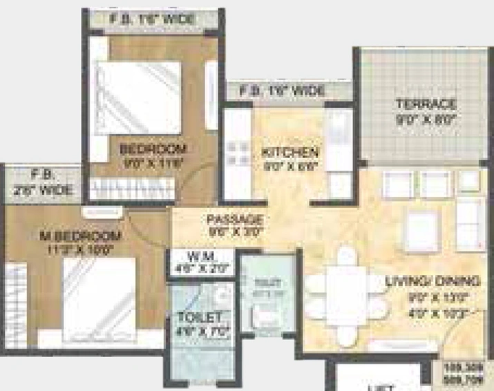 2 BHK Flat in Arihant Anmol in Badlapur East, Thane - Image 829187