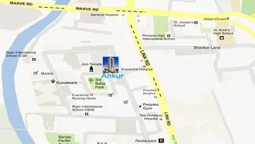 Location of Modispaces Ankur - Image 210669
