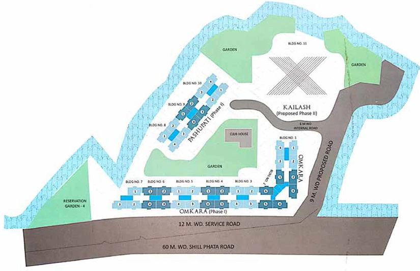 Master Plan of Cosmos Meluha in Shilphata, Thane - Image 210670