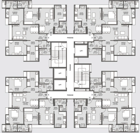 Floor Plan of Godrej Nirvaan in Thane West, Thane - Image 210701