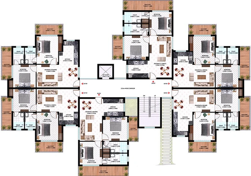 Floor Plan of Luxofy Casa Margarida in Calangute, Goa - Image 210748