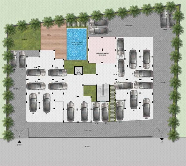 Master Plan of Luxofy Casa Margarida in Calangute, Goa - Image 210749