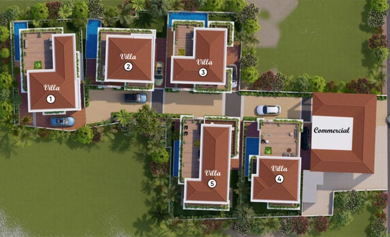 Master Plan of AM Feyre Villas in Saligao, Goa - Image 210776