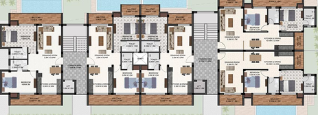 Floor Plan of Mmirari House in Reis Magos, Goa - Image 210801
