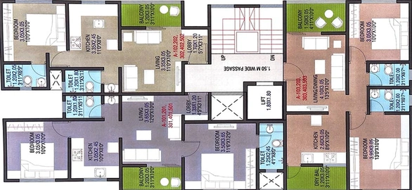 Floor Plan of Emperos Sky 2 Cosmos in Pimple Saudagar, Pune - Image 210988