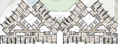 Floor Plan of Patel Infinia in Ambernath East, Thane - Image 211122