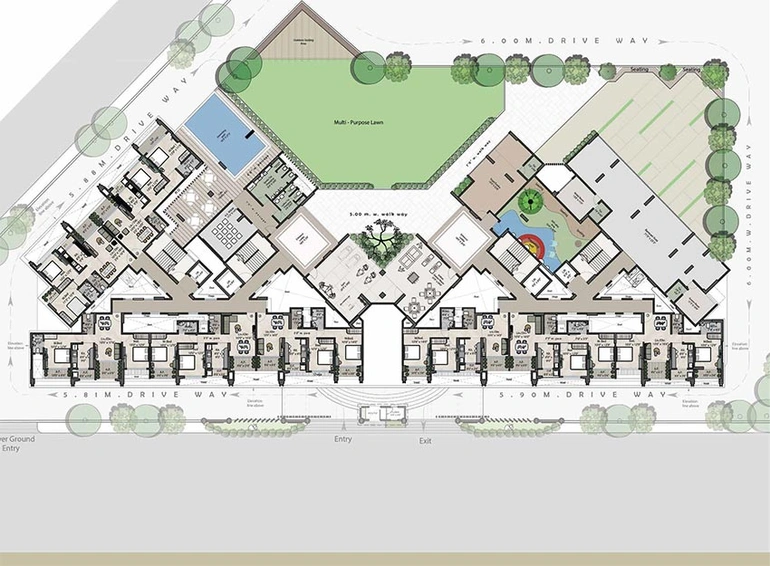 Master Plan of Patel Infinia in Ambernath East, Thane - Image 211121