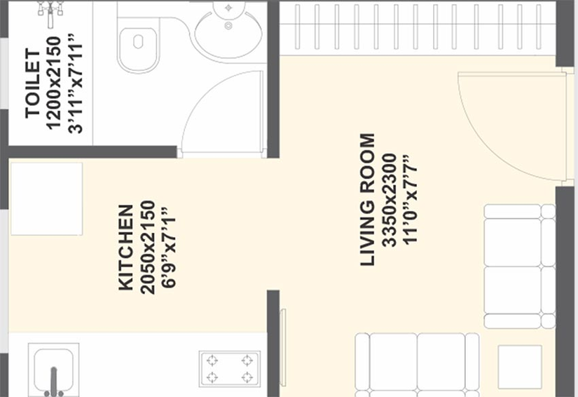 1 RK Flat in Xrbia Vangani in Badlapur West, Thane - Image 829333