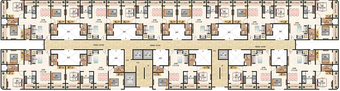 Floor Plan of Dipti Skycity in Ambernath East, Thane - Image 211186