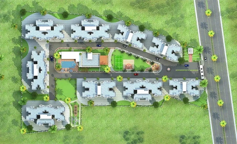 Master Plan of Dipti Skycity in Ambernath East, Thane - Image 211185