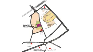 Location of HDIL Galaxy Apartments - Image 211274