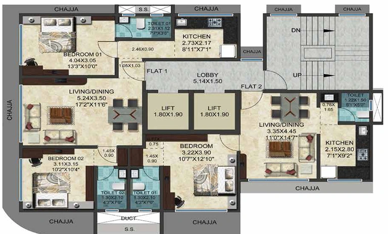 Floor Plan of Sugee Ganesh Niwas in Sion West, Mumbai - Image 211280