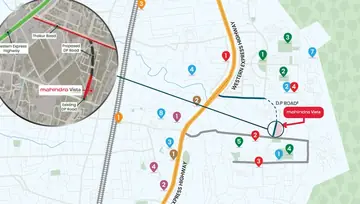 Location of Mahindra Lokhandwala - Image 211302