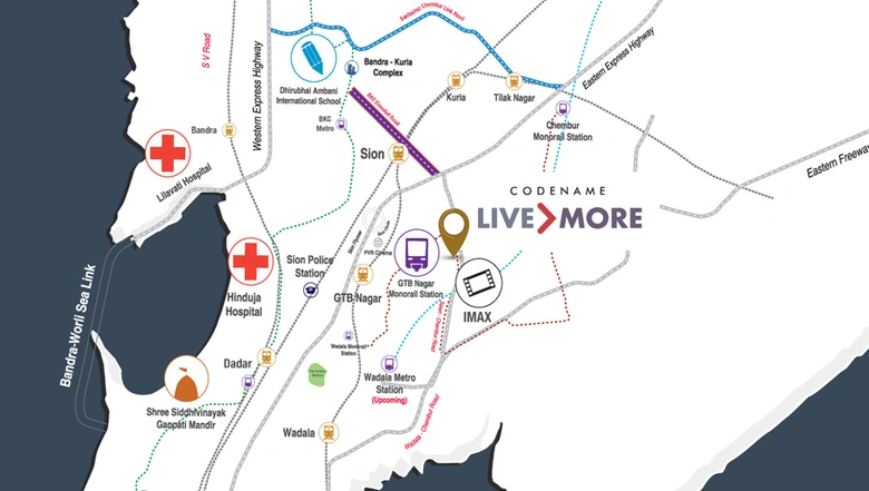 Master Plan of Siddha Passcode Live More in Wadala, Mumbai - Image 211343