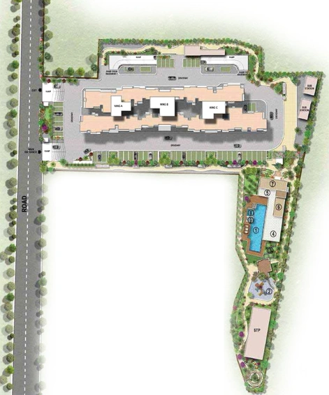 Master Plan of Raheja Ridgewood in Goregaon East, Mumbai - Image 211369