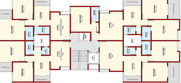 Floor Plan of GB Sahitya Samrat in Sadashiv Peth, Pune - Image 211528