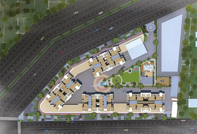 Master Plan of Ravinanda Towers in Wagholi, Pune - Image 211622