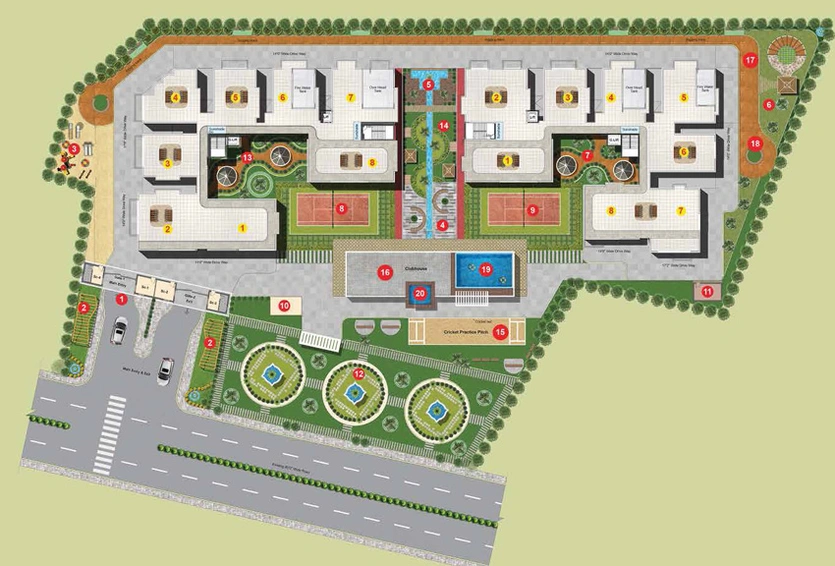 Master Plan of Jewel Heights in Badlapur West, Thane - Image 211640