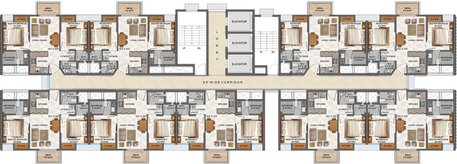 Floor Plan of Lodha Palava Casa Aurelia in Dombivli, Thane - Image 211793