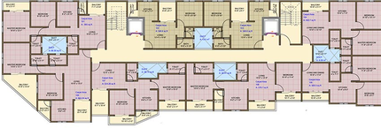 Floor Plan of Vighnaharta Sai Anand in Kiwale, Pune - Image 211809