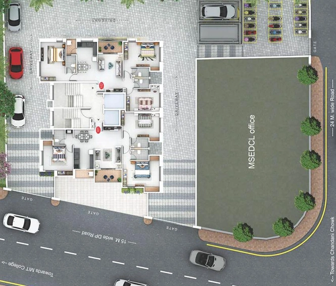 Master Plan of Shreepad Guruvaibhav in Kothrud, Pune - Image 211973