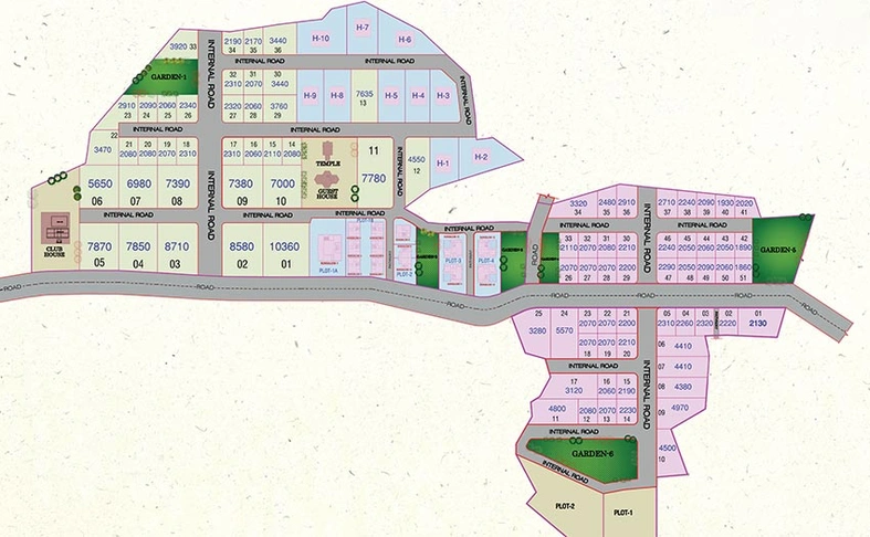 Master Plan of Karnik Aaryanam in Posheri, Palghar - Image 212193