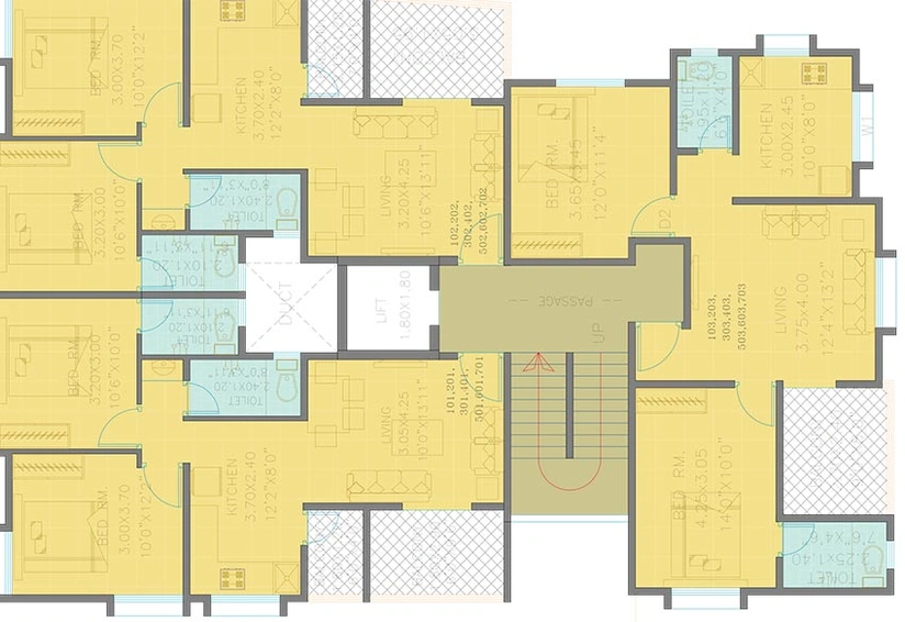 Floor Plan of Swastik Shree in Rahatani, Pune - Image 212253