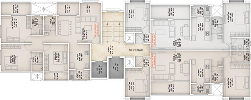 Floor Plan of Akshay Floria 2 in Sinhagad Road, Pune - Image 212296