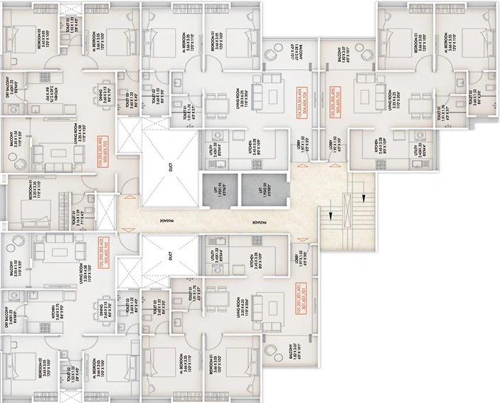 Floor Plan of Akshay Vista in Dhayari, Pune - Image 212334