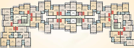 Floor Plan of Prithvi Sai Yash Complex in Palghar, Palghar - Image 212428