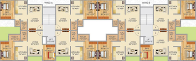Floor Plan of Shree Shyam Regency 2 in Palghar, Palghar - Image 212457