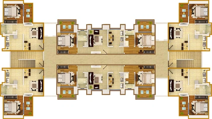 Floor Plan of Konark Krish 2 in Keshav Nagar, Pune - Image 212477