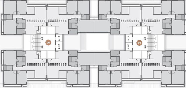 Floor Plan of Yash Evana in Jagatpur, Ahmedabad - Image 212528