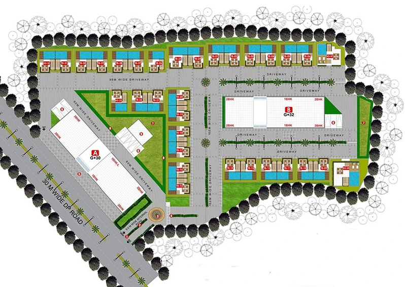 Master Plan of Quba Arfa Garden in Bhiwandi, Thane - Image 212556