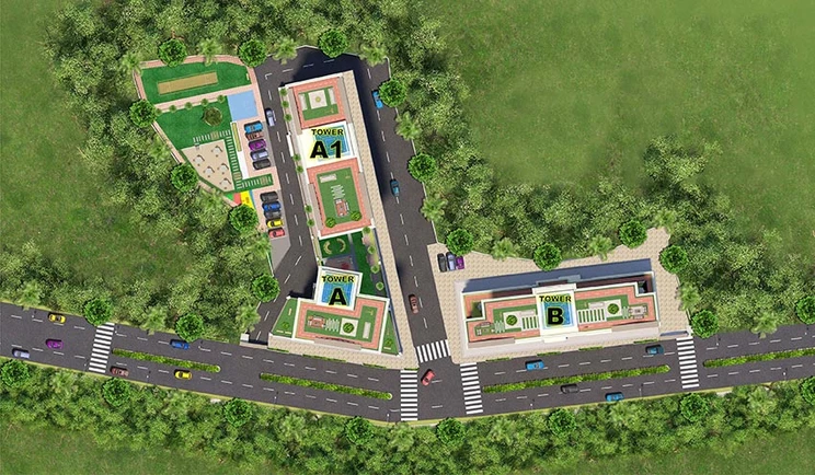 Master Plan of Quba Asma Garden in Bhiwandi, Thane - Image 212570