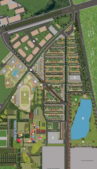 Master Plan of Lodha Lakeshore Greens in Dombivli, Thane - Image 212659