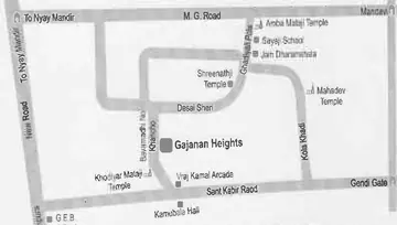 Location of Gajanand Heights - Image 118888