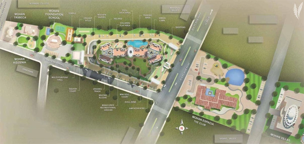 Master Plan of Mohan Altezza in Kalyan West, Thane - Image 212793