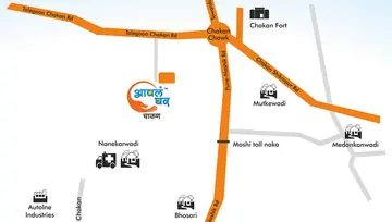 Location of Maple Aapla Ghar Chakan - Image 212845