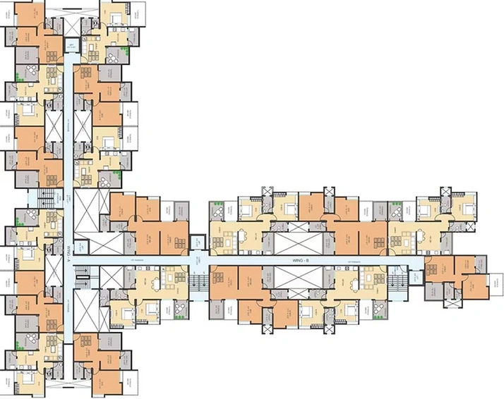 Floor Plan of Maple Aapla Ghar Lonikand in Lonikand, Pune - Image 212858