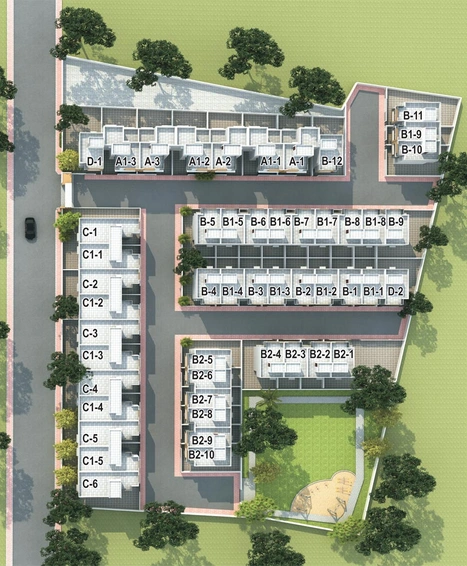 Master Plan of Buildwell Nilkanth Park 2 in Dabhoi Road, Vadodara - Image 118895