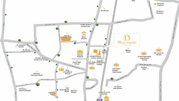 Location of Kabra Divine Towers - Image 212982