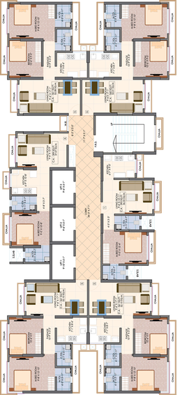 Floor Plan of Vaibhavlaxmi Victoria 54 in Vikhroli East, Mumbai - Image 32072
