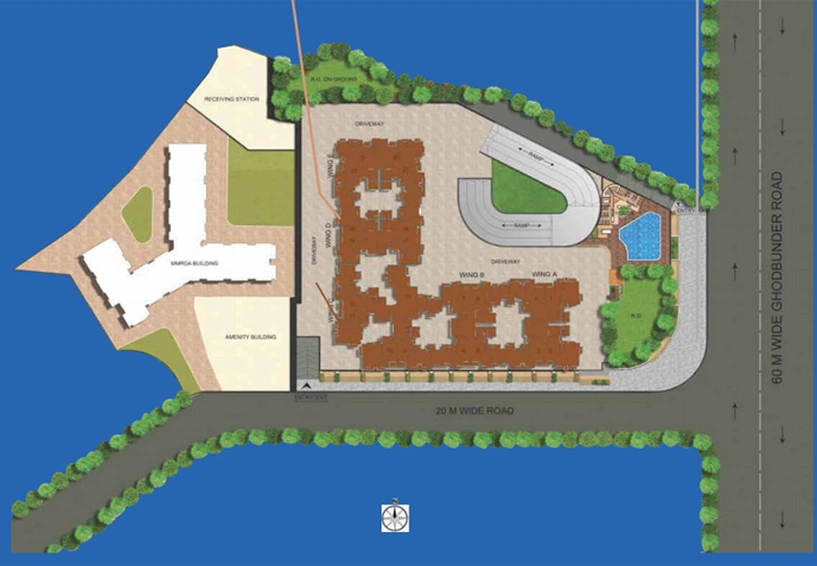 Master Plan of Rajesh Raj Torres in Manpada, Thane - Image 213021