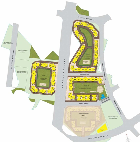 Master Plan of Raunak City 4 in Kalyan West, Thane - Image 213047